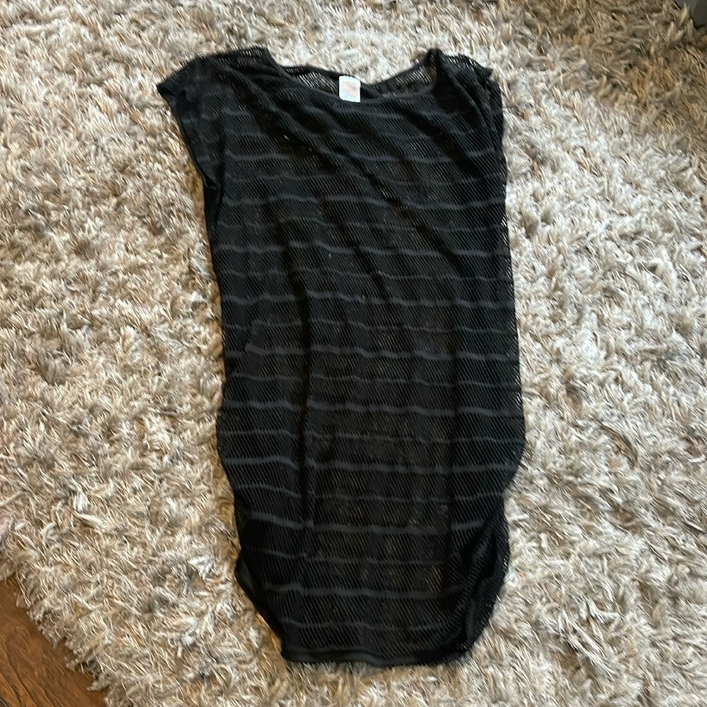 1XL Alexa & Stella Black Swimsuit Cover-up